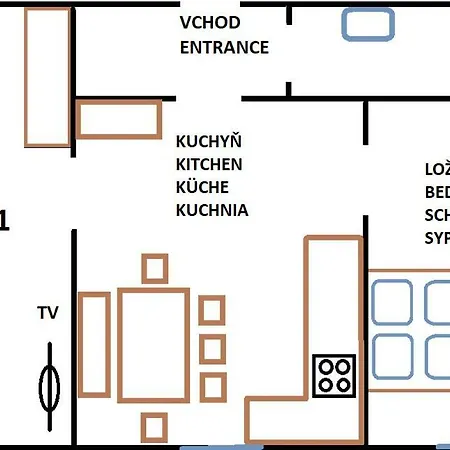 Apartmán Janské lázně * Janske Lazne